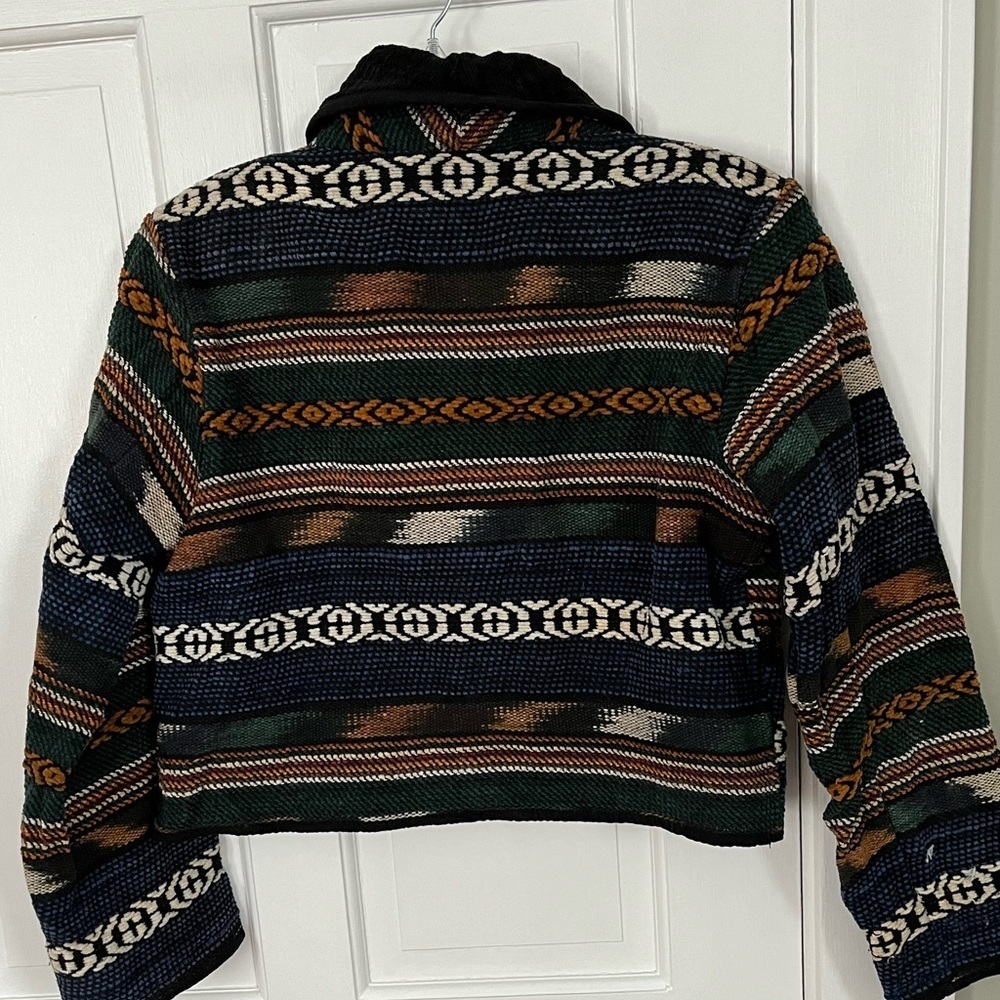 Multicolor Patterned Women's Jacket - image 5